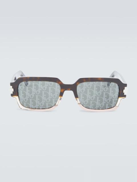 DiorBlackSuit XL S1I rectangular sunglasses