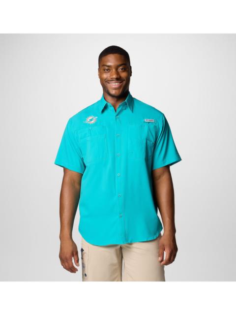 Columbia Men's PFG Tamiami Short Sleeve Shirt - Miami Dolphins