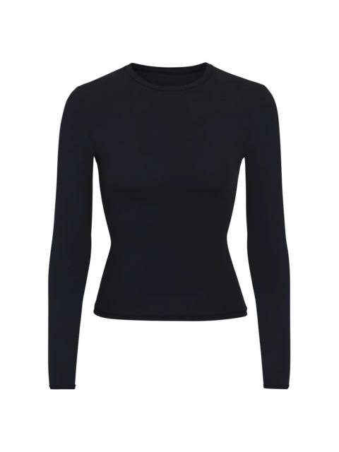 SKIMS Women's Fits Everybody Crewneck T-Shirt - Onyx
