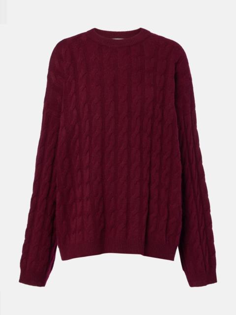 LISA YANG Seymour cable-knit cashmere sweater