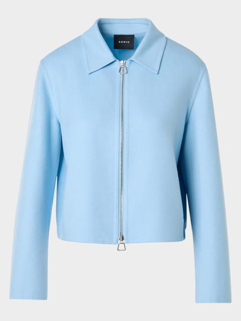 AKRIS Harmony Cashmere Short Zip Jacket