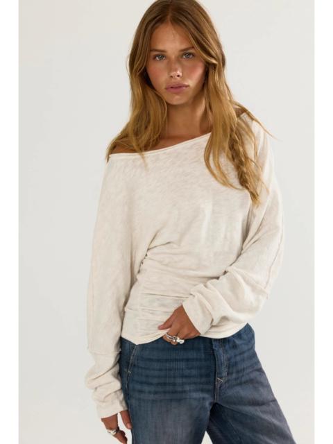 FREE PEOPLE We The Free Europa Off-The-Shoulder Long Sleeve Top