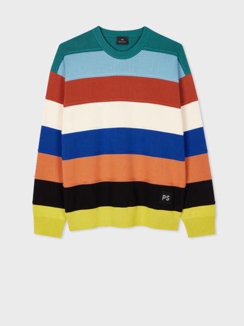 Multicolour Bold Stripe Knitted Sweater