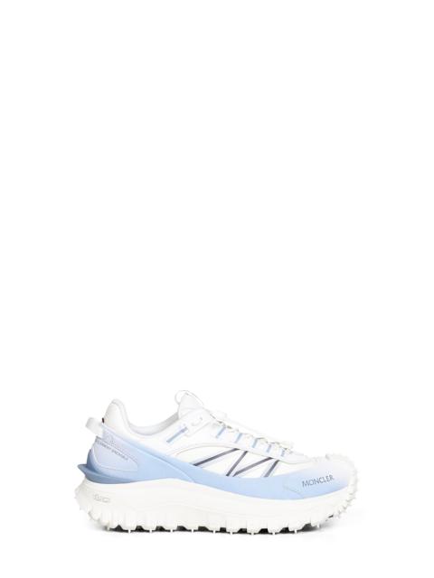 Moncler White and blue Trailgrip sneakers