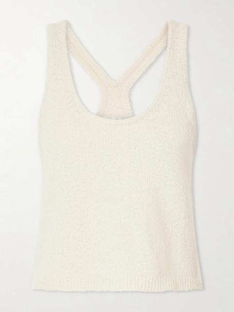 SUZIE KONDI Tia Cotton-bouclé Tank Top