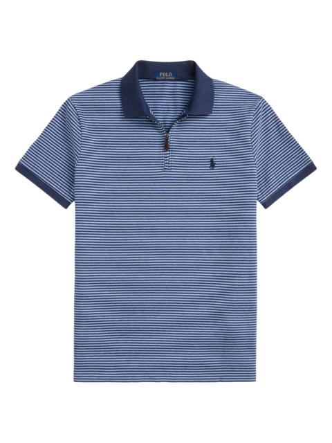 Polo Ralph Lauren Men's Stretch-Mesh Polo Shirt - Spring Navy Heather