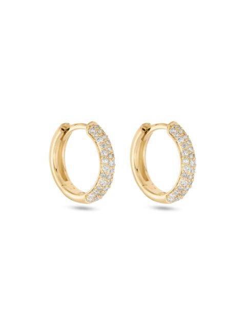STONE AND STRAND The Essential Pave Hoop