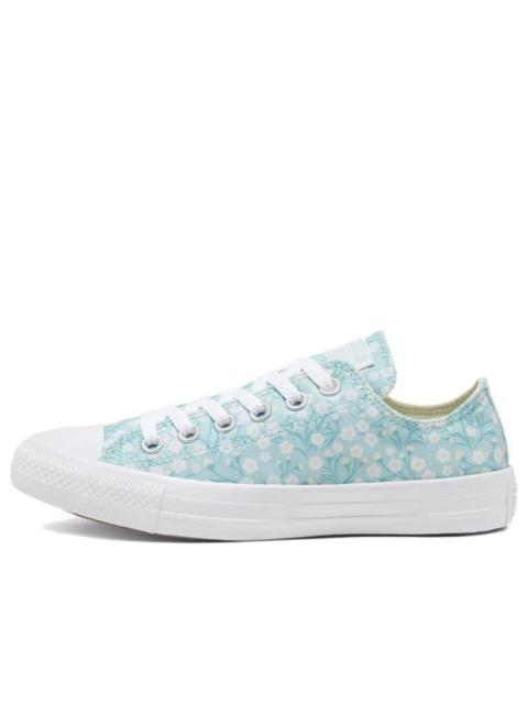 (WMNS) Converse Floral Chuck Taylor All Star Light Blue Sneakers 567085F