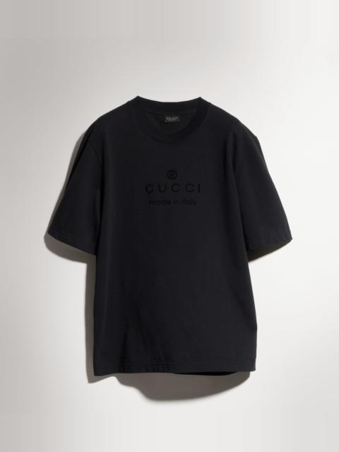 GUCCI Cotton jersey T-shirt with print