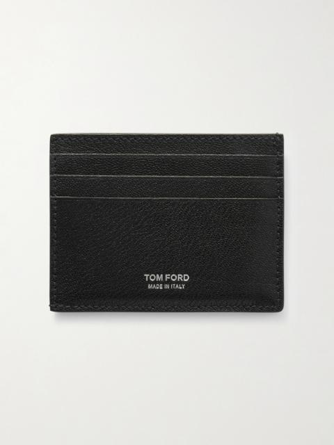 TOM FORD Pebble-Grain Leather Cardholder