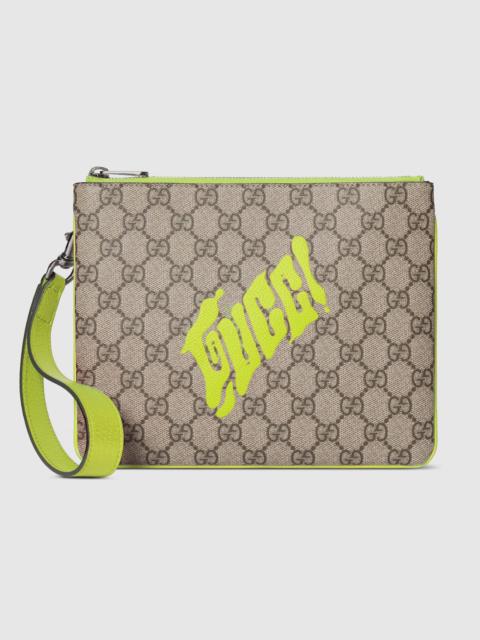GUCCI Small pouch with print