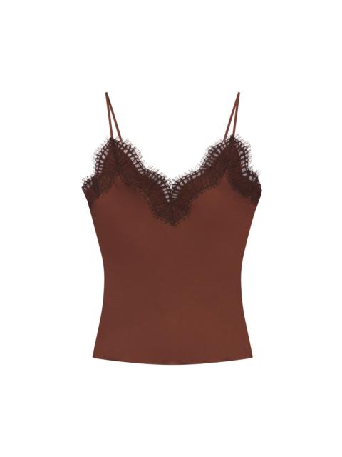 A.L.C. Presley Satin and Lace Camisole Top
