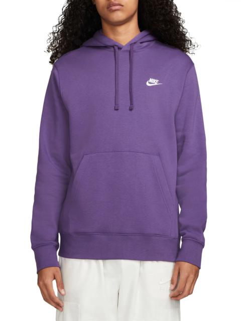 Sportswear Club Hoodie in Purple Cosmos/White