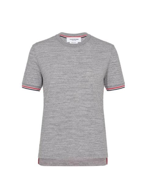 Thom Browne Rib Cuff Tipping Tee