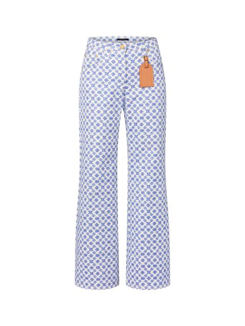Louis Vuitton Blurry Monogram Boot-Cut Jeans