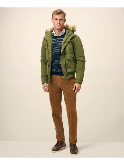 Brooks Brothers Down Bomber Jacket