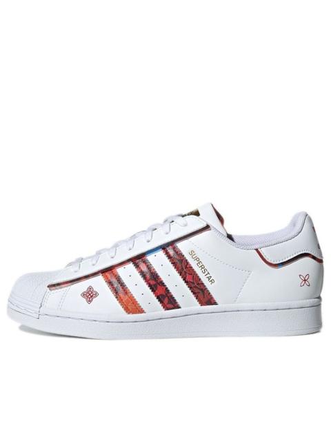 adidas adidas 슈퍼 스타 Lunar 새해 백색 빨강