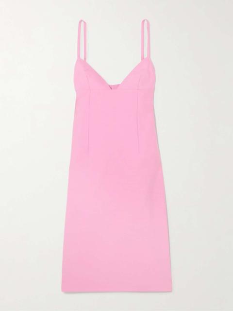 JACQUEMUS The Camison wool and silk-blend midi dress