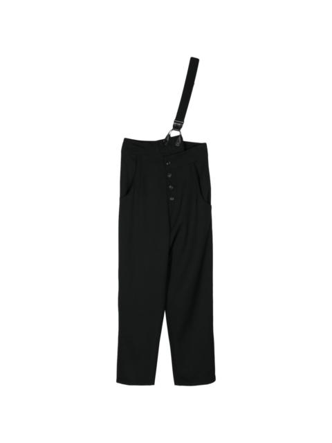 twisted suspender trousers