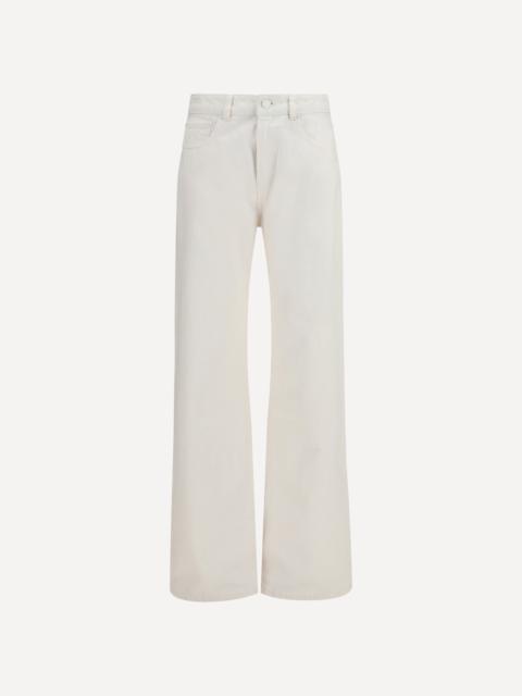 AMI Paris High-rise straight-leg Jeans in cotton