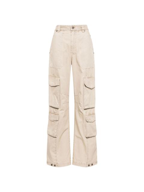 Golden Goose panelled cotton cargo trousers
