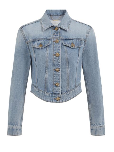 Zimmermann LUCKY FITTED DENIM JACKET
