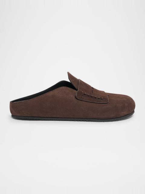 JACQUEMUS Les Mocassin Suede Mules