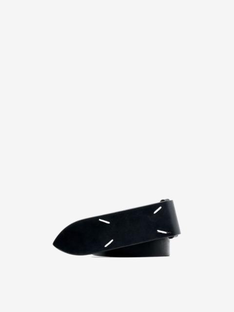 Maison Margiela 4-stitches leather belt