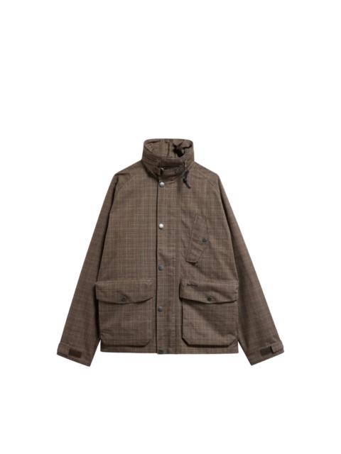 Barbour TRANSPORT URSULA CHECK-PATTERN HOODED JACKET