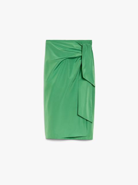 WEEKEND Max Mara NARSETE Taffeta wrap skirt