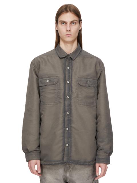 Rick Owens DRKSHDW JUMBO OUTERSHIRT (DARK DUST)