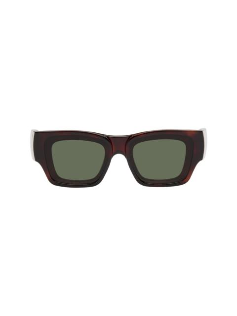 Loewe Brown Paula's Ibiza Goggle Rectangle Sunglasses