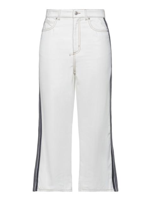 Alexander McQueen White Women's Denim Pants