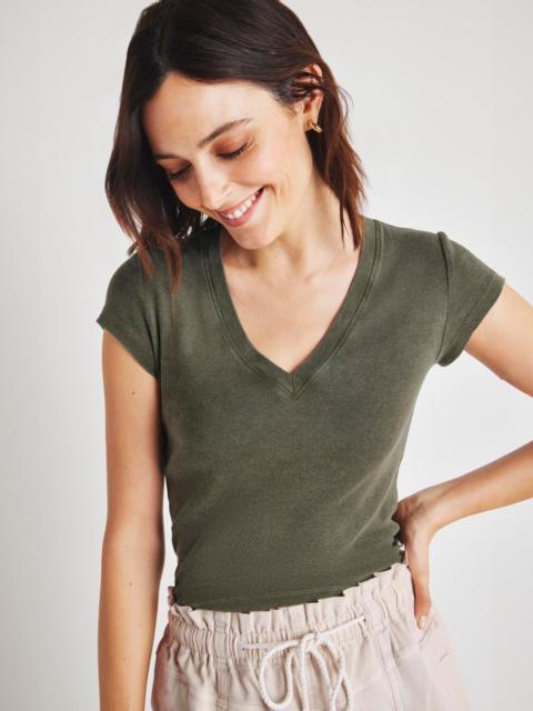 Splendid Faye V-Neck Tee
