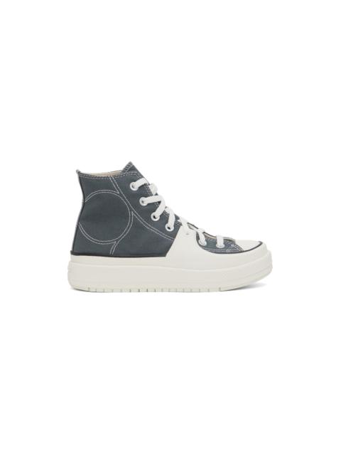Gray & White Chuck Taylor All Star Construct Sneakers