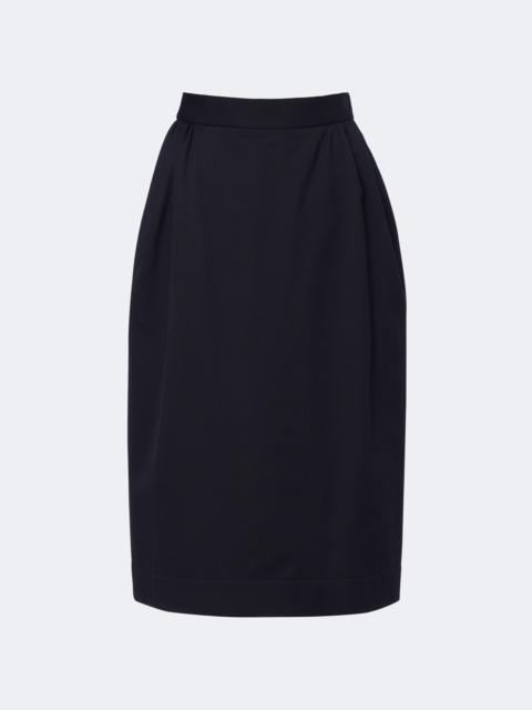 Vivienne Westwood Pleated cotton and wool pencil skirt