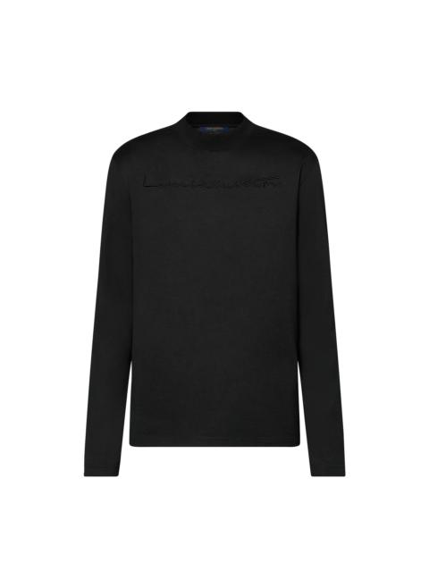 Louis Vuitton LV 3D Embroidered Long-Sleeved Tshirt