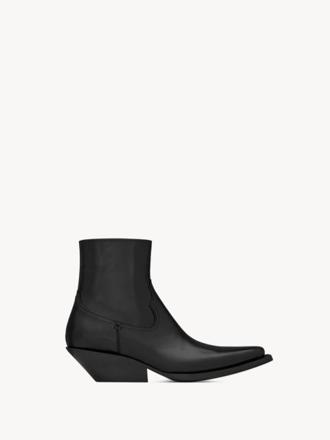 SAINT LAURENT DYLAN BOOTIES IN SMOOTH LEATHER