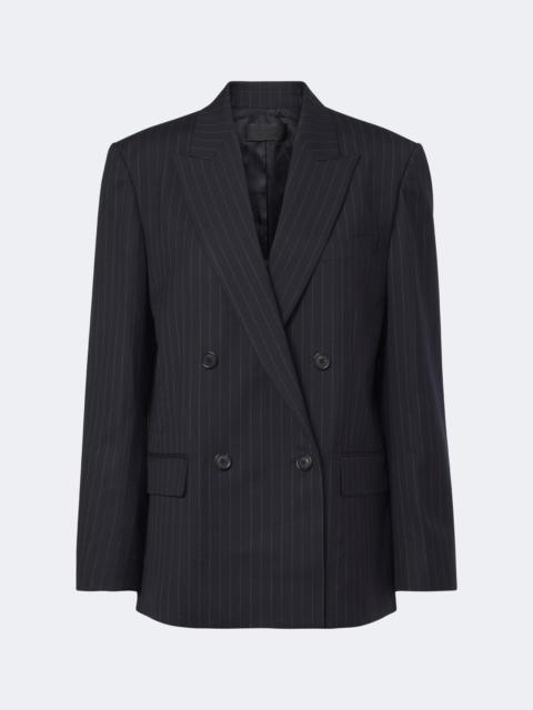 NILI LOTAN Leston pinstriped wool blazer