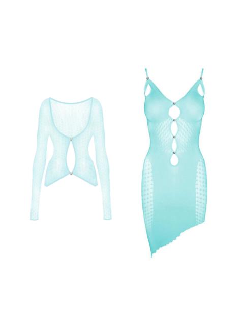 POSTER GIRL LIVIA TOP X ANITA DRESS TURQUOISE