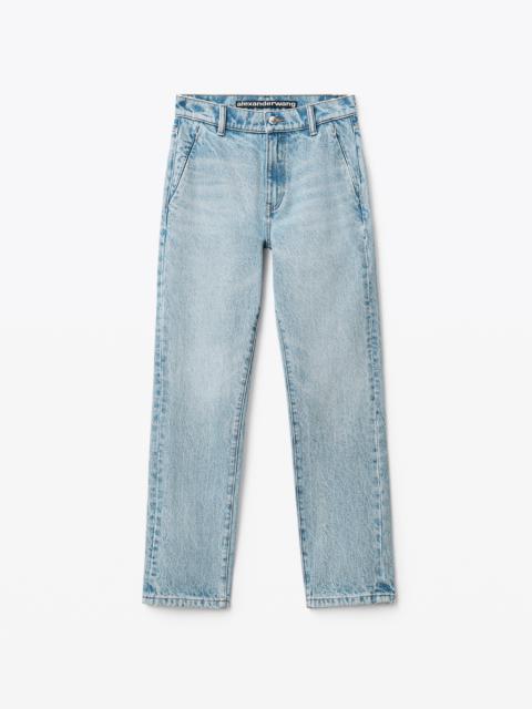 Alexander Wang OG HIGH-RISE STOVEPIPE JEAN IN DENIM