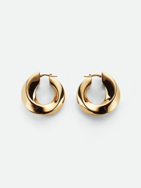 Bottega Veneta Twist Hoop Earrings