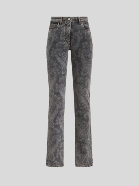 Etro SKINNY JEANS WITH PAISLEY