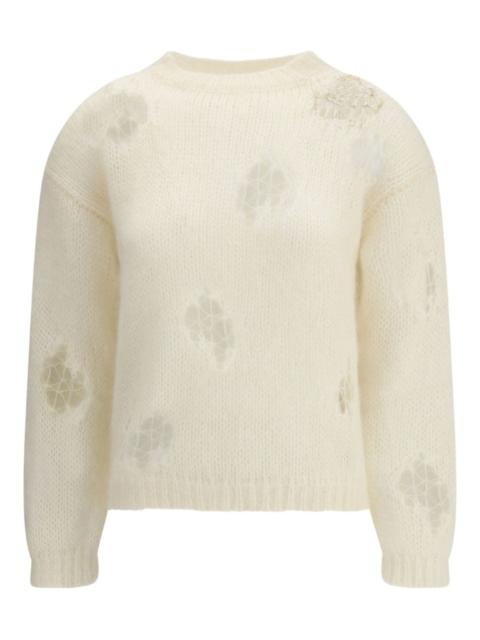 FABIANA FILIPPI ripped-effect sweater