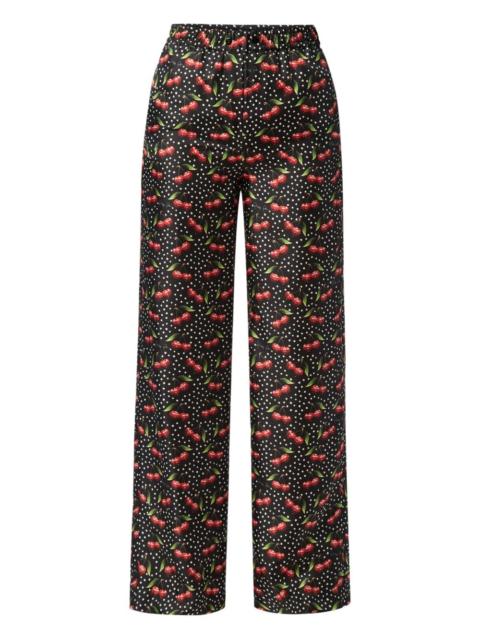 PHILIPP PLEIN Cherries straight-leg trousers