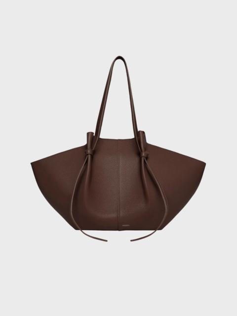 Yuzefi Large Mochi Pebble Grain Bag  Espresso ONESIZE