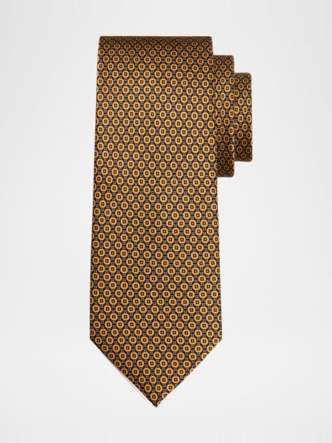 Brioni Men's Geometric Silk Tie