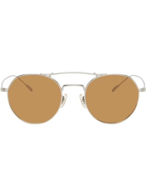 Oliver Peoples Silver Reymont Sunglasses