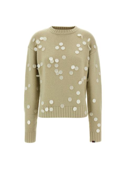 extreme cashmere Oldie Sequin jumper