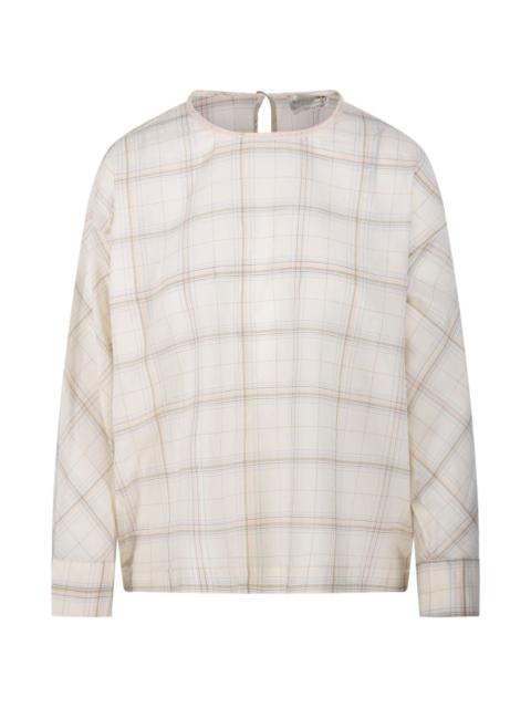 forte_forte checked blouse